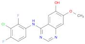 4-((3-chloro-2,4-difluorophenyl)amino)-7-methoxyquinazolin-6-ol