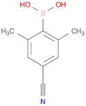 4-cyano-2,6-dimethylphenylboronic acid