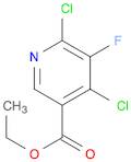 Ethyl 4,6-dichloro-5-fluoropyridine-3-carboxylate, 2,4-Dichloro-5-(ethoxycarbonyl)-3-fluoropyridine