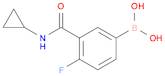 (3-(cyclopropylcarbaMoyl)-4-fluorophenyl)boronic acid