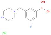 (3-fluoro-5-(piperazin-1-ylMethyl)phenyl)boronic acid hydrochloride