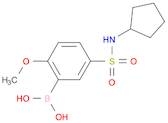 (5-(N-cyclopentylsulfaMoyl)-2-Methoxyphenyl)boronic acid