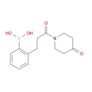2-(3-oxo-3-(4-oxopiperidin-1-yl)propyl)phenylboronic acid