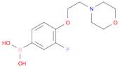 3-fluoro-4-(2-Morpholinoethoxy)phenylboronic acid