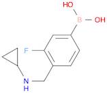 4-((cyclopropylaMino)Methyl)-3-fluorophenylboronic acid