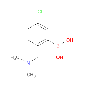 5-chloro-2-((diMethylaMino)Methyl)phenylboronic acid