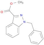 1H-Indazole-3-carboxylic acid, 1-(phenylmethyl)-, methyl ester