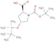 (2S,4R)-1-(tert-Butoxycarbonyl)-4-((tert-butyldimethylsilyl)oxy)pyrrolidine-2-carboxylic acid