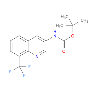 tert-butyl 8-(trifluoromethyl)quinolin-3-ylcarbamate