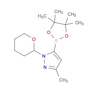 3-Methyl-1-(tetrahydro-2H-pyran-2-yl)-5-(4,4,5,5-tetramethyl-1,3,2-dioxaborolan-2-yl)-1H-pyrazole