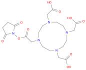 1,4,7,10-Tetraazacyclododecane-1,4,7,10-tetraacetic acid, 1-(2,5-dioxo-1-pyrrolidinyl) ester