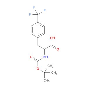 2-[(tert-Butoxycarbonyl)amino]-3-[4-(trifluoromethyl)phenyl]propanoic acid