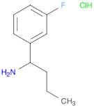 1-(3-fluorophenyl)butan-1-amine hydrochloride