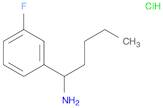 1-(3-fluorophenyl)pentan-1-amine hydrochloride