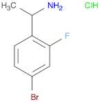 1-(4-BROMO-2-FLUOROPHENYL)ETHANAMINE HYDROCHLORIDE