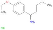 1-(4-ethoxyphenyl)pentan-1-amine hydrochloride