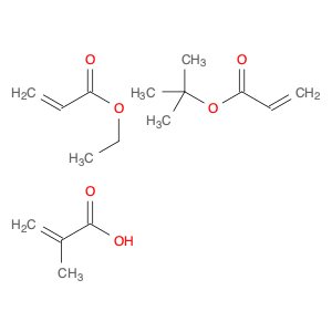 tert-Butyl acrylate-ethyl acrylate-methacrylic acid copolymer