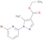 1-(6-Bromo-pyridin-2-yl)-3-methyl-1H-pyrazole-4-carboxylic acid ethyl ester