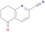 5-oxo-5,6,7,8-tetrahydroquinoline-2-carbonitrile