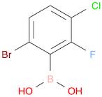 6-Bromo-3-chloro-2-fluorophenylboronic acid