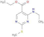 ETHYL 4-(ETHYLAMINO)-2-(METHYLTHIO)PYRIMIDINE-5-CARBOXYLATE