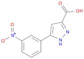 5-(3-Nitrophenyl)-1H-pyrazole-3-carboxylic acid