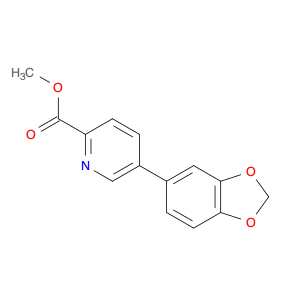 Methyl 5-(benzo[d][1,3]dioxol-5-yl)picolinate