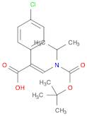 (E)-3-((tert-Butoxycarbonyl)(isopropyl)amino)-2-(4-chlorophenyl)acrylic acid