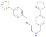 N,N′-Bis-(4-thiazol-2-yl-benzyl)-ethane-1,2-diamine