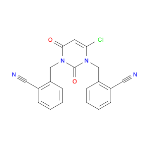 2,2'-((6-Chloro-2,4-dioxopyrimidine-1,3(2H,4H)-diyl)bis(methylene))dibenzonitrile