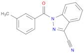 1-(3-Methylbenzoyl)-1H-indazole-3-carbonitrile