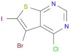 5-bromo-4-chloro-6-iodothieno[2,3-d]pyrimidine