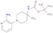 tert-butyl(1-(2-aminopyridin-3-yl)-4-methylpiperidin-4-yl)carbamate