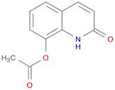 ACETIC ACID 2-OXO-1,2-DIHYDRO-QUINOLIN-8-YL ESTER