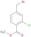 Benzoic acid,4-(broMoMethyl)-2- chloro-,Methyl ester