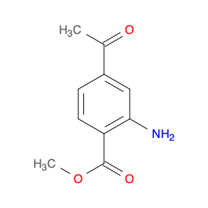 Benzoic acid, 4-acetyl-2-amino-, methyl ester (9CI)