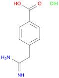 4-CARBAMIMIDOYLMETHYL-BENZOIC ACID HYDROCHLORIDE