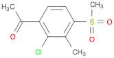 1-(2-CHLORO-4-METHANESULFONYL-3-METHYL-PHENYL)-ETHANONE