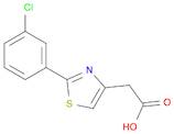 2-(3-CHLOROPHENYL)-1,3-THIAZOL-4-YL]ACETIC ACID