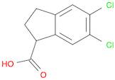 5,6-DICHLORO-2,3-DIHYDRO-1H-INDENE-1-CARBOXYLIC ACID