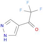 Ethanone, 2,2,2-trifluoro-1-(1H-pyrazol-4-yl)- (9CI)