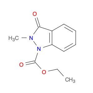 Ethyl 2-methyl-3-oxo-2,3-dihydro-1H-indazole-1-carboxylate