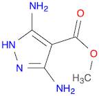 1H-Pyrazole-4-carboxylic acid, 3,5-diamino-, methyl ester