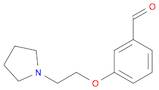 3-[2-(pyrrolidin-1-yl)ethoxy]benzaldehyde