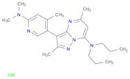 3-(6-(DIMETHYLAMINO)-4-METHYLPYRIDIN-3-YL)-2,5-DIMETHYL-N,N-DIPROPYLPYRAZOLO[1,5-A]PYRIMIDIN-7-AMI…