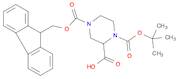 1-Boc-4-Fmoc-2-piperazinecarboxylic acid