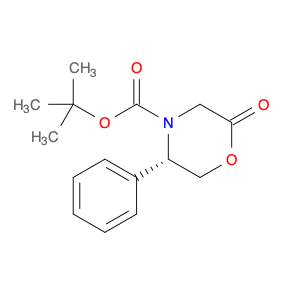 (5S)-N-(tert-Butoxycarbonyl)-3,4,5,6-tetrahydro-5-phenyl-4(H)-1,4-oxazin-2-one