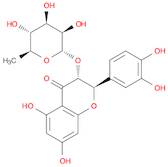 4H-1-Benzopyran-4-one,3-[(6-deoxy-a-L-mannopyranosyl)oxy]-2-(3,4-dihydroxyphenyl)-2,3-dihydro-5,7-…