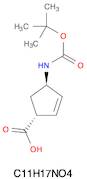 (1R,4R)-4-(tert-butoxycarbonylamino)cyclopent-2-enecarboxylic acid