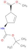 (1R,4S)-Methyl 4-((tert-butoxycarbonyl)amino)cyclopent-2-enecarboxylate